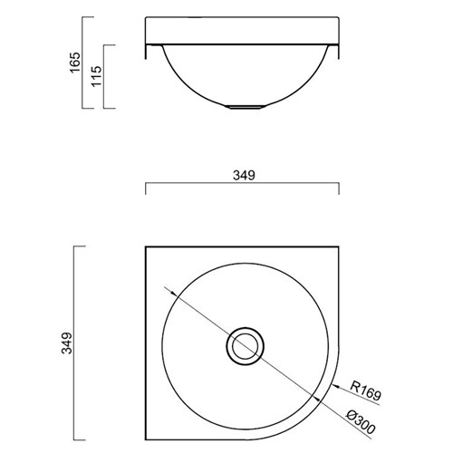 B&F Wash Basin | Corner